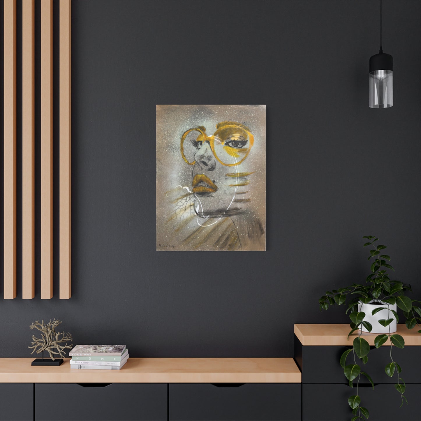 "Brimming in Citrine" - Giclée Print Canvas