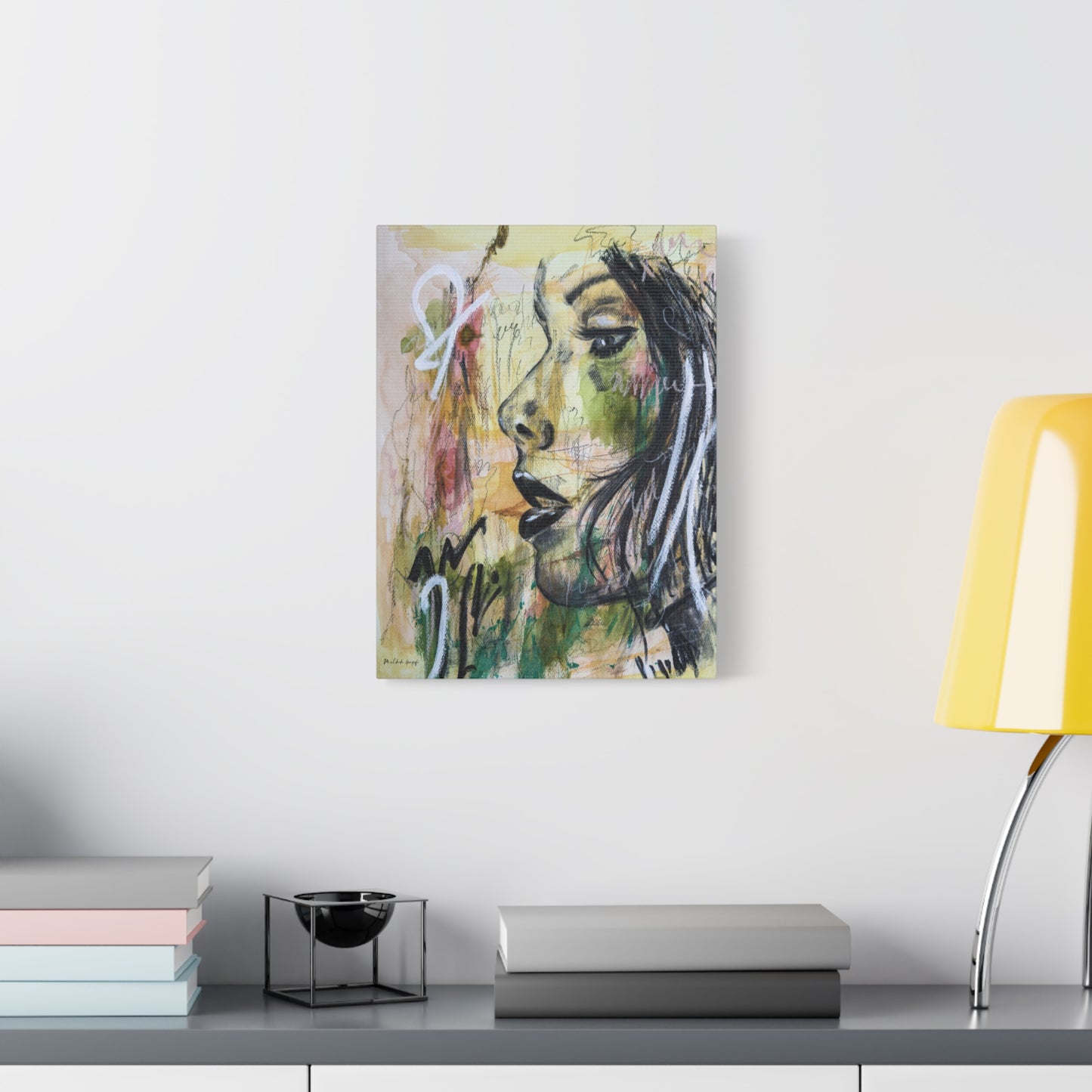 "Whisper in Amber" - Giclée Print Canvas