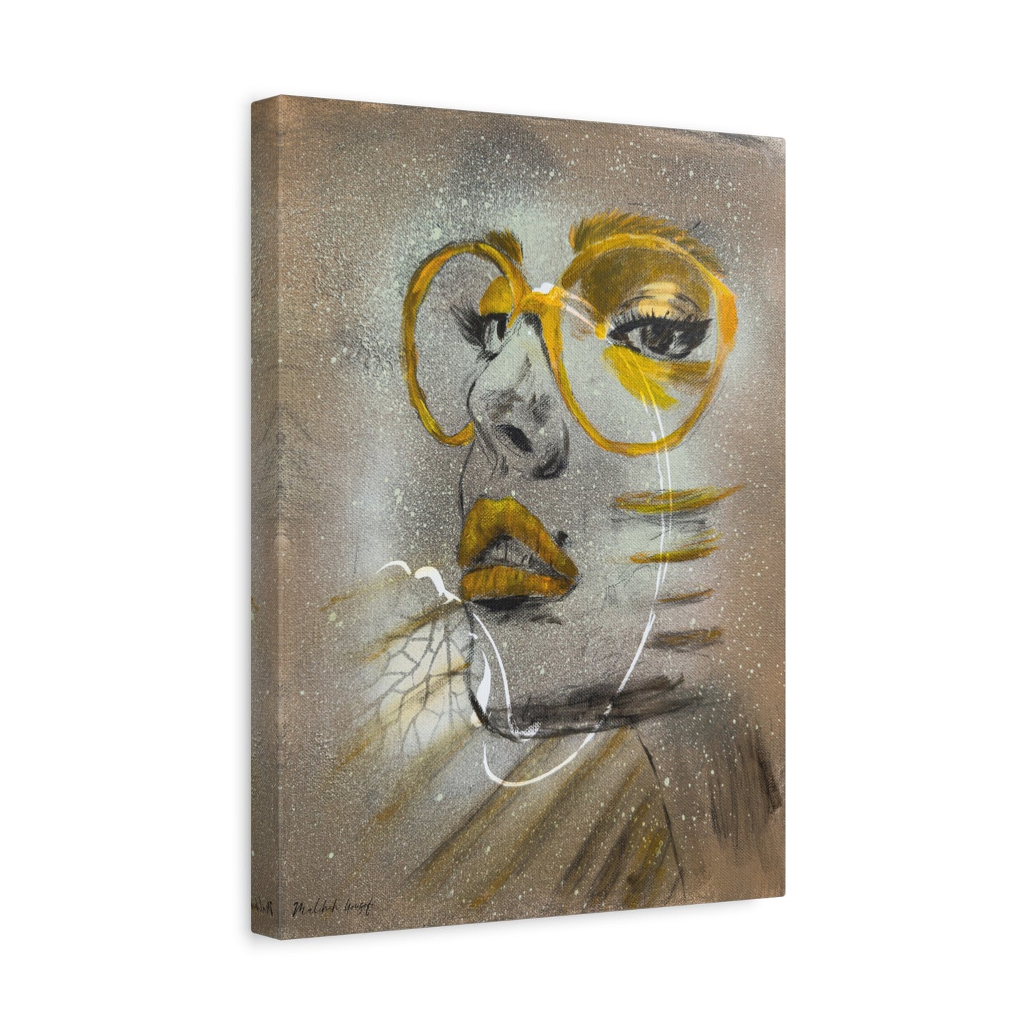 "Brimming in Citrine" - Giclée Print Canvas