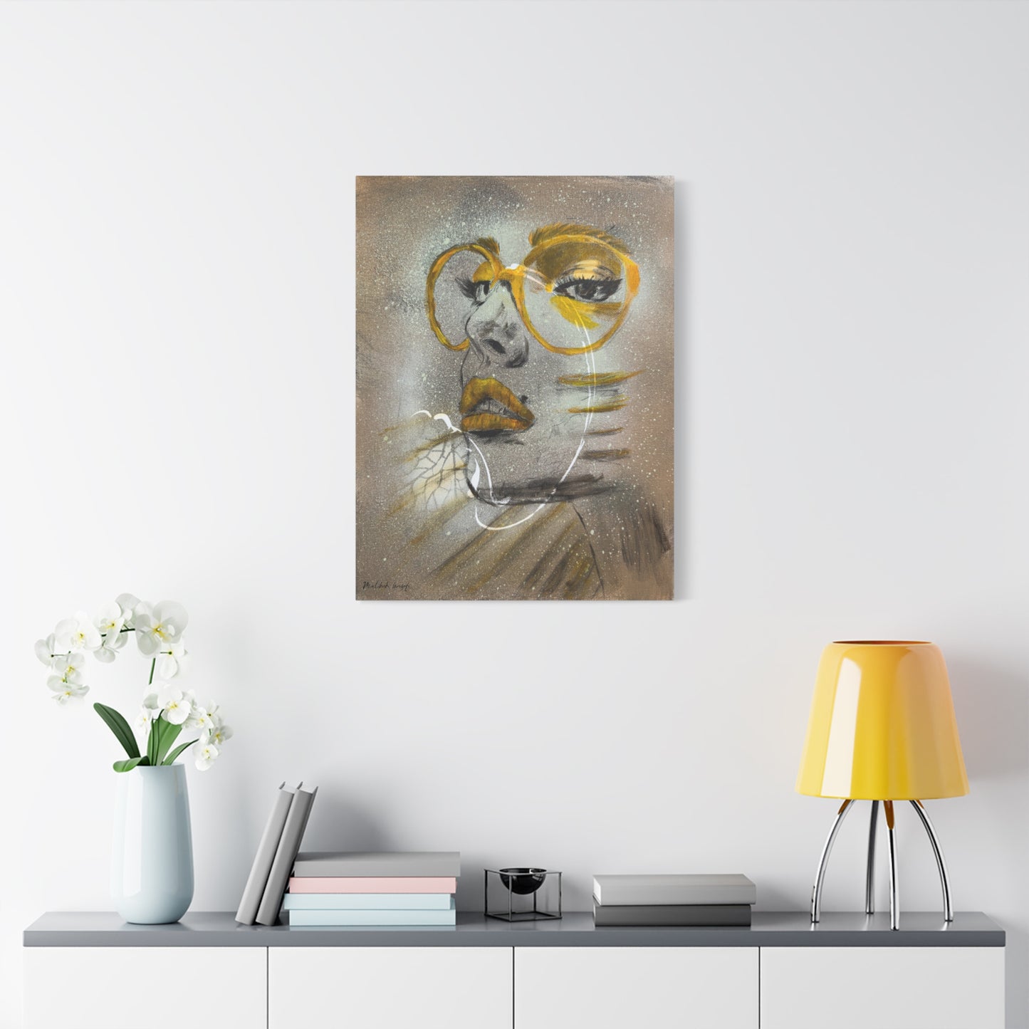 "Brimming in Citrine" - Giclée Print Canvas