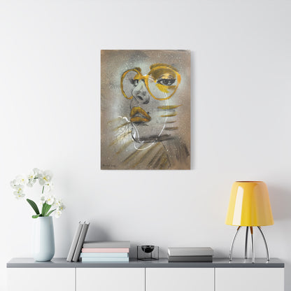 "Brimming in Citrine" - Giclée Print Canvas