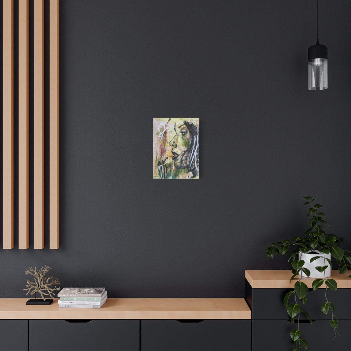 "Whisper in Amber" - Giclée Print Canvas
