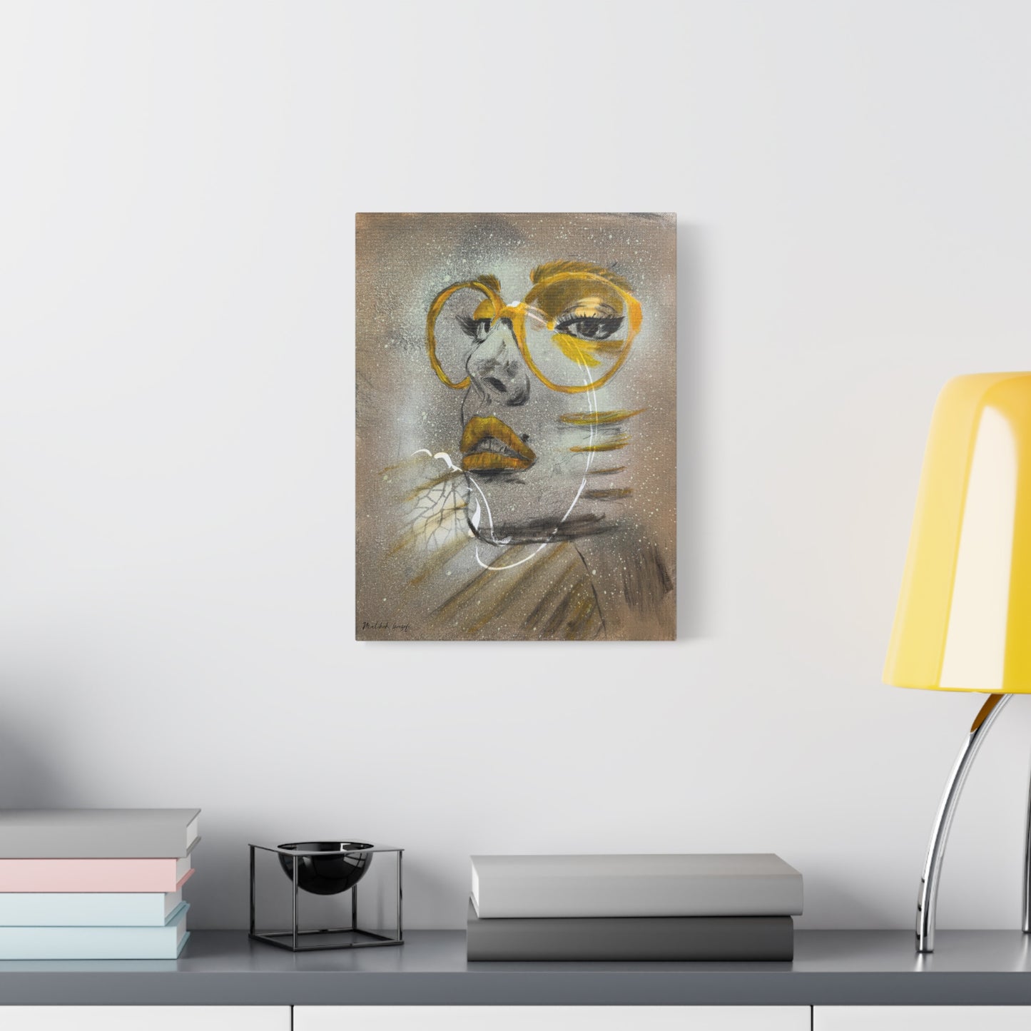 "Brimming in Citrine" - Giclée Print Canvas