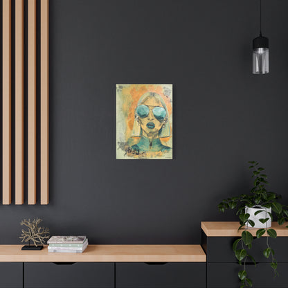 "Eyes of Amazonite" - Giclée Print Canvas