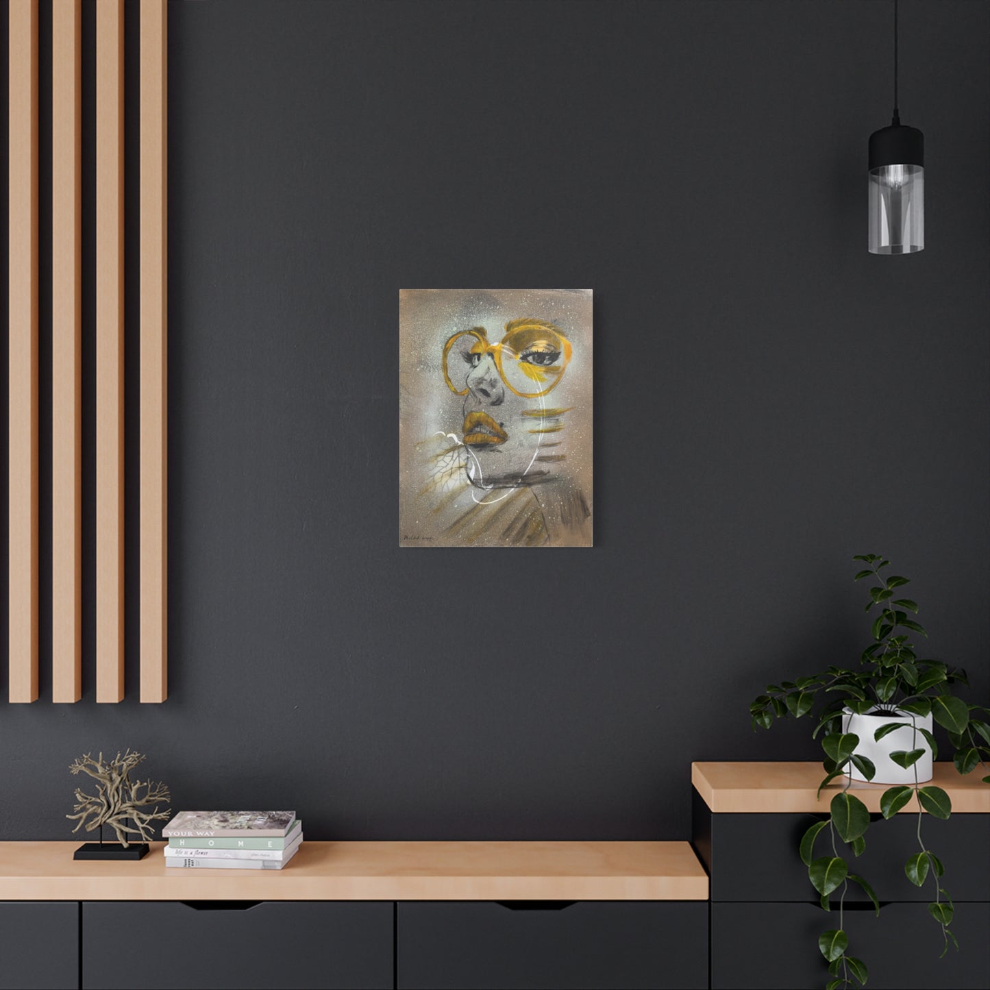 "Brimming in Citrine" - Giclée Print Canvas