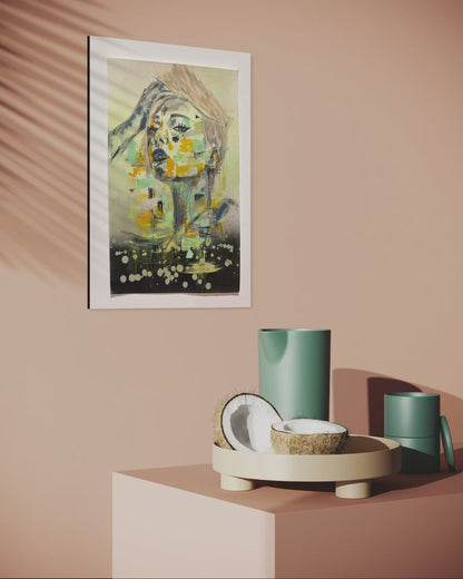 art decore hoe design portrait modern pop stylish 